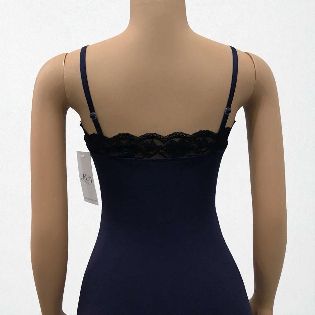 Vestido lencero ajustado