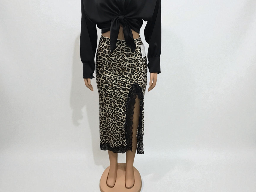 Falda leopardo
