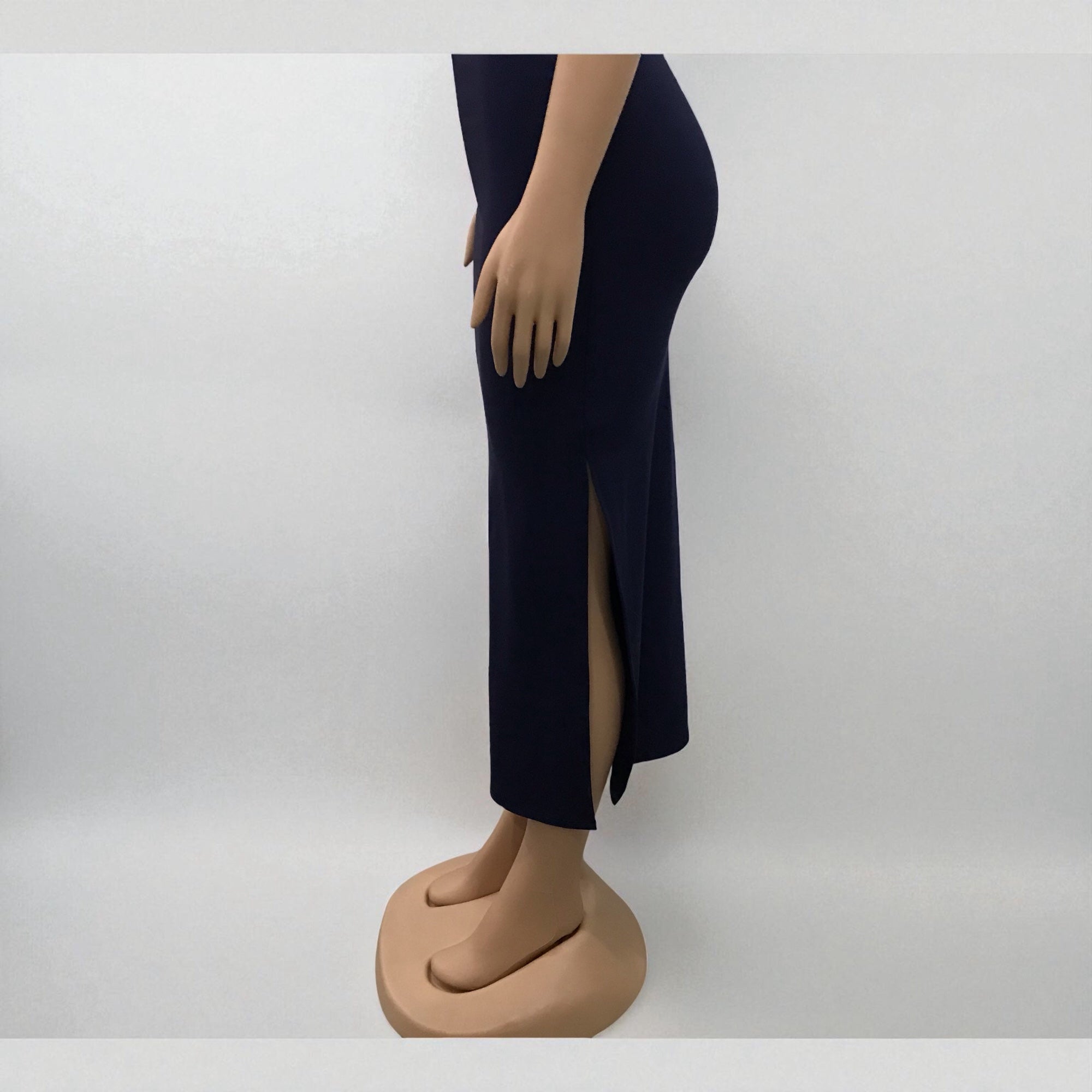 Vestido lencero ajustado